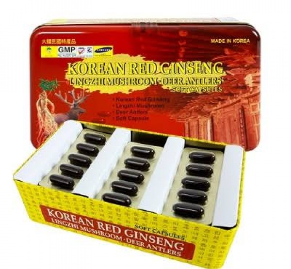Viên Đạm Sâm Nhung Linh Chi Bio APGold Hàn Quốc Hộp 60 Viên Chính Hãng